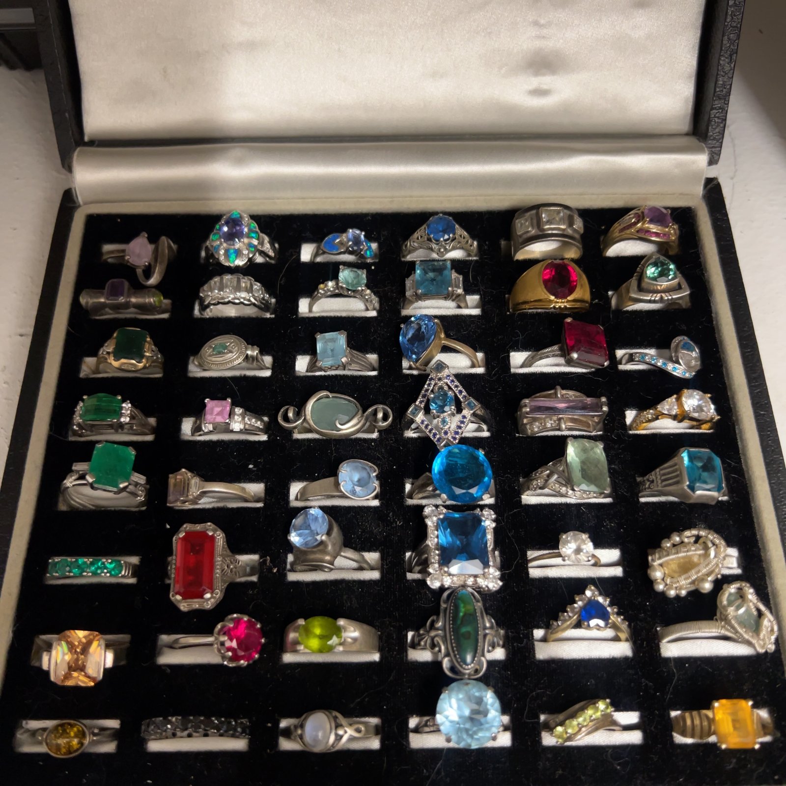 Eclectic Gemstone Ring Collection