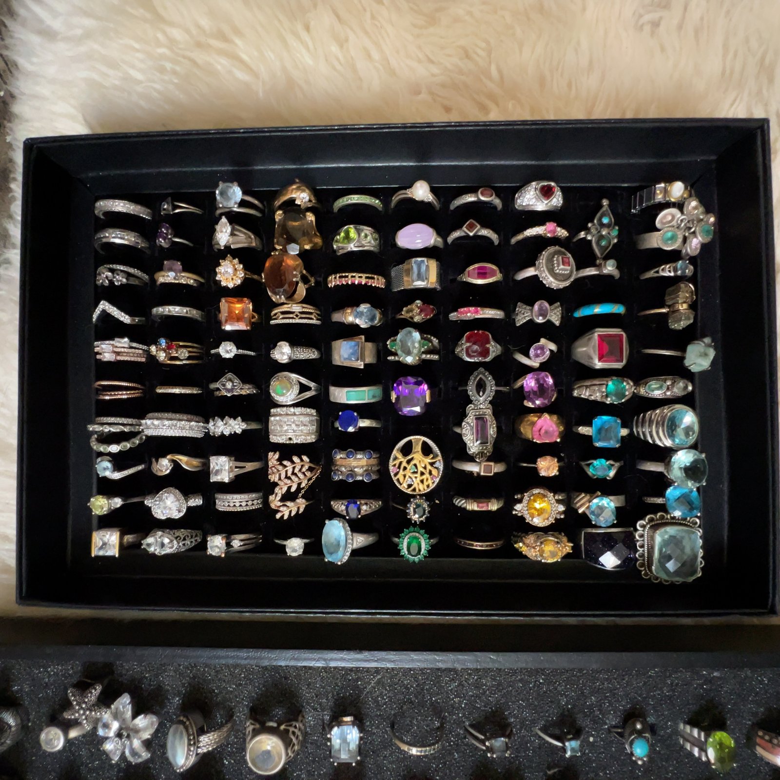 Eclectic Gemstone Ring Showcase