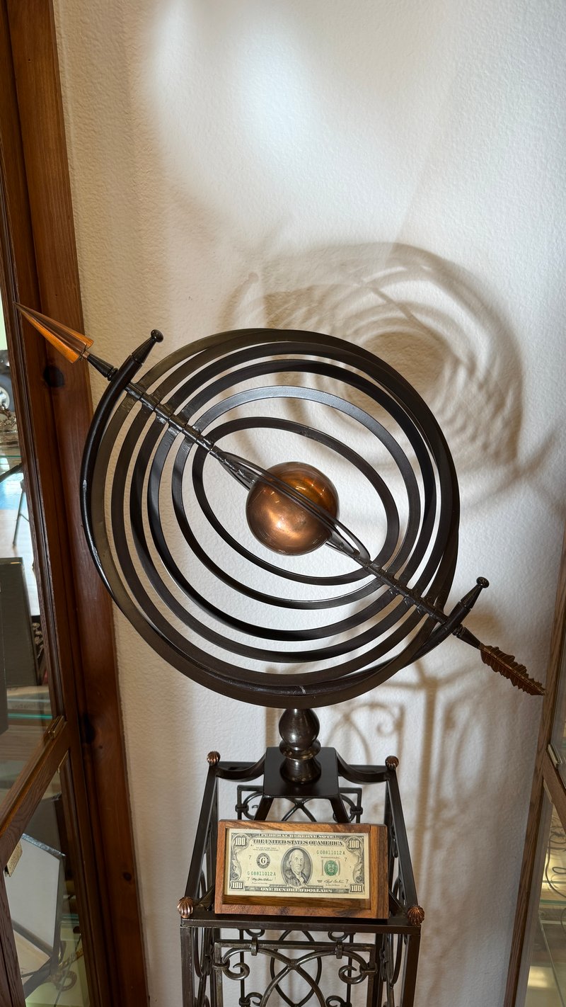 Metal Armillary Sphere Decor